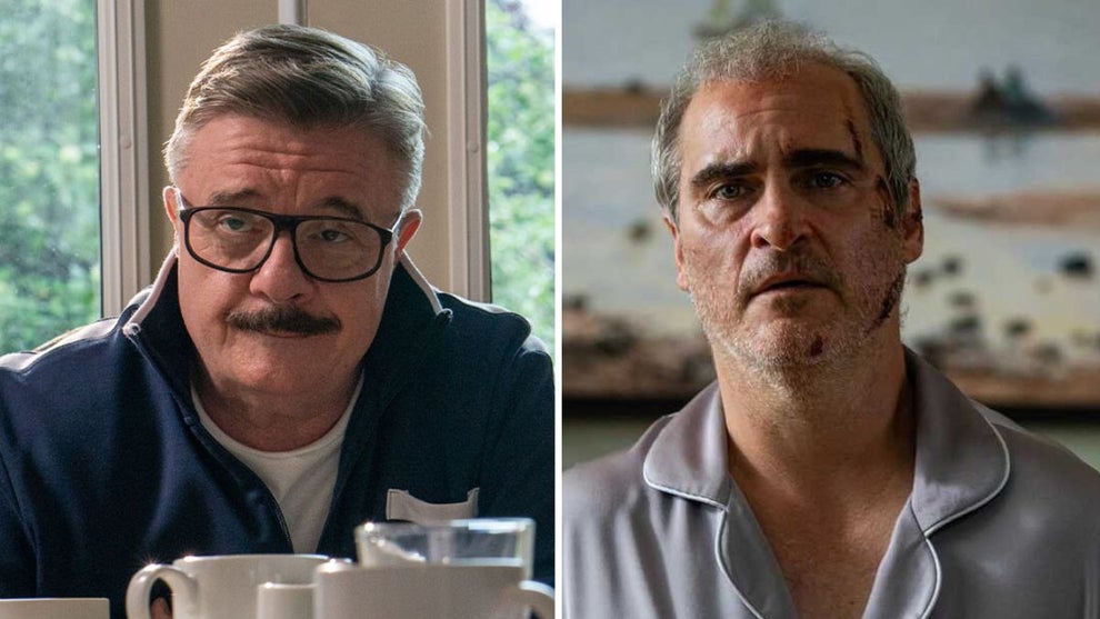 Joaquin Phoenix and Nathan Lane in "Beau Is Afraid" (Credit: A24)