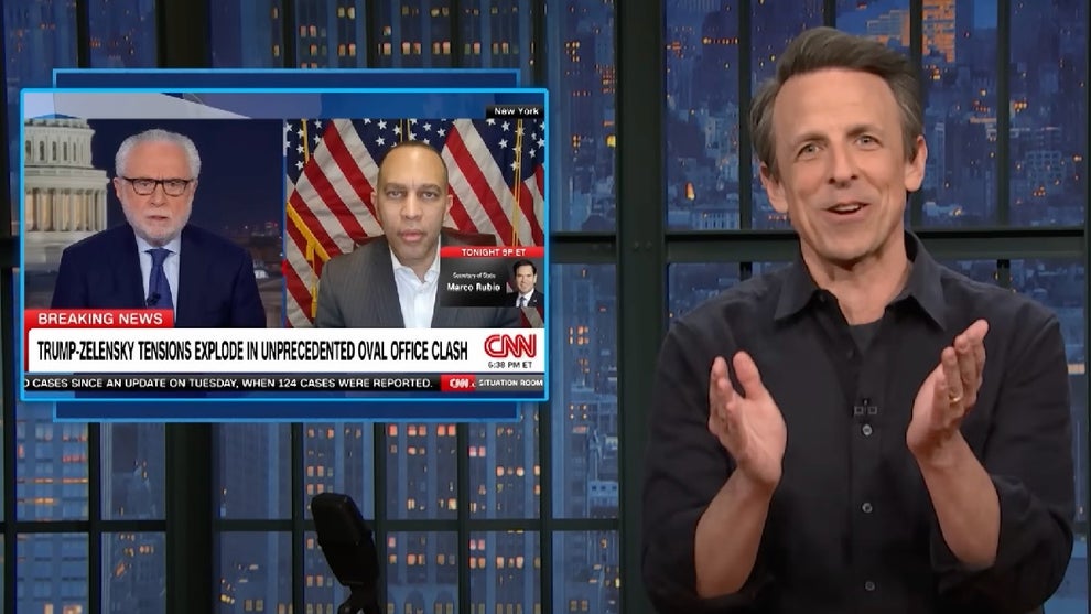 Seth Meyers during "A Closer Look" (NBC)