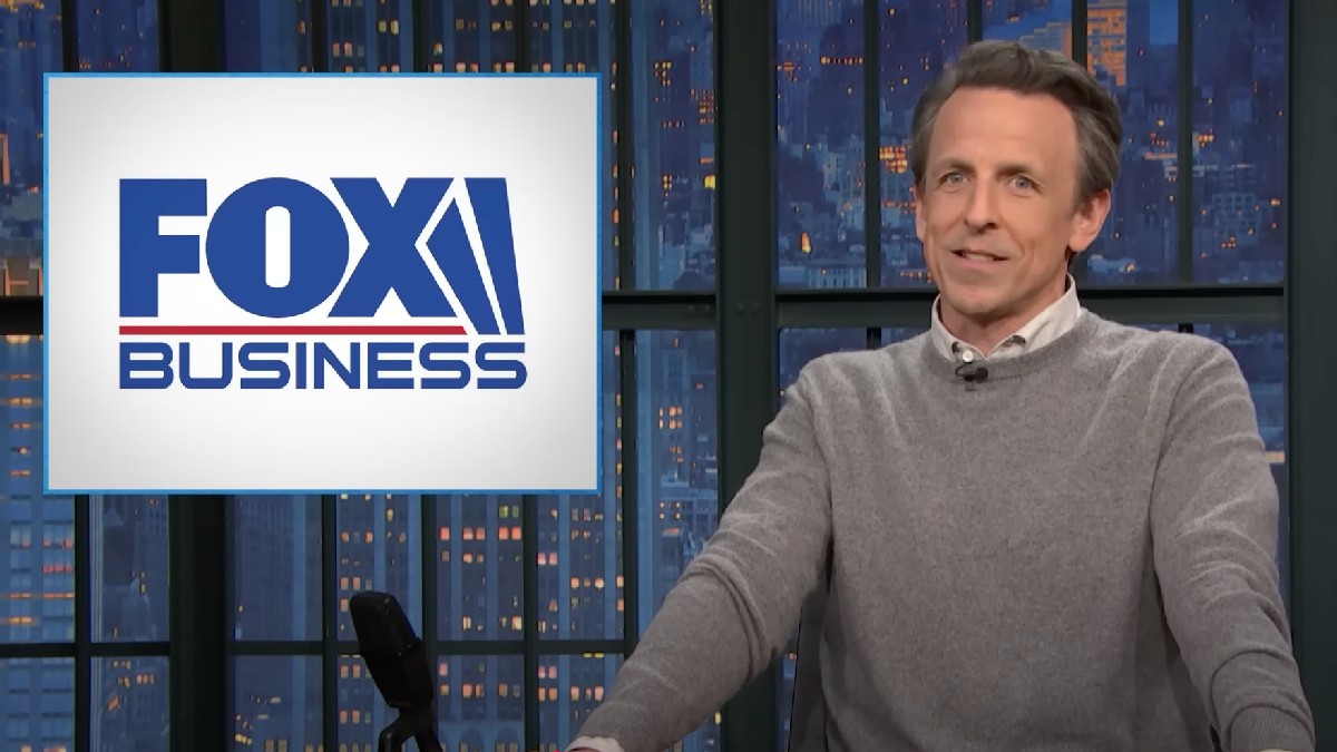 Seth Meyers Suspects the ‘Business’ Part of Fox Business Doesn’t Actually Refer to, Well, Business | Video