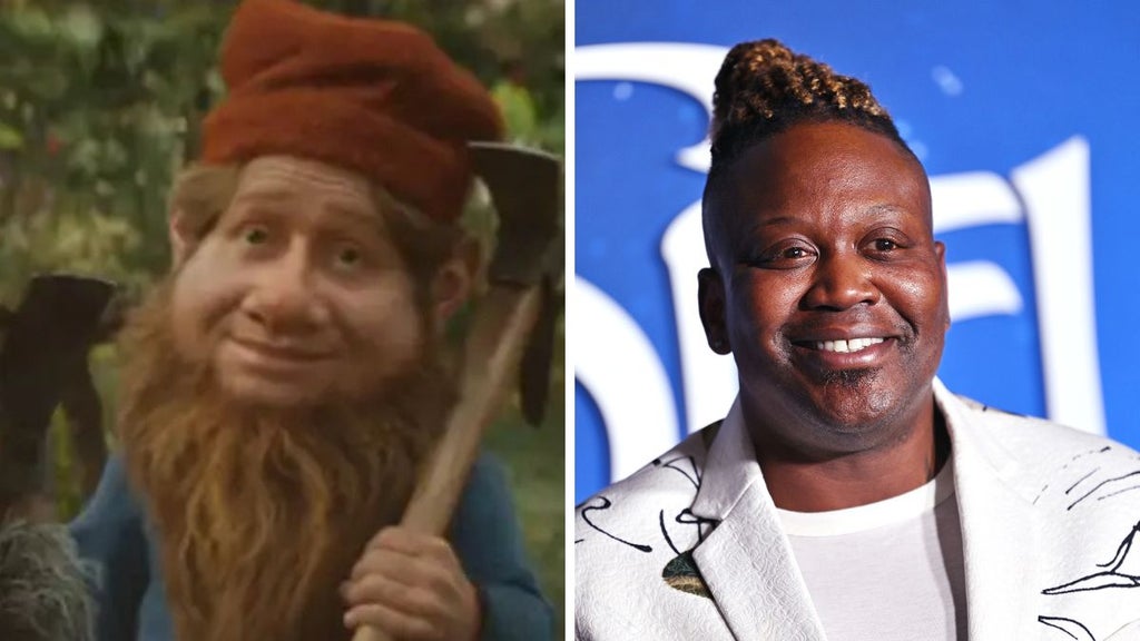 Tituss Burgess voices Bashful in "Snow White" (Disney/Getty Images)