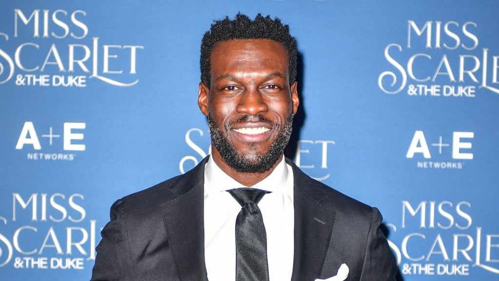 Ansu Kabia attends the "Miss Scarlett And The Duke" World Premiere (Photo by MelMedia/Getty Images)