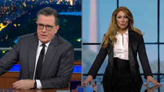 Laura Benanti and Stephen Colbert Bring Back Melania 2.0: ‘You Can’t Spell Grift Without Gift’ | Video