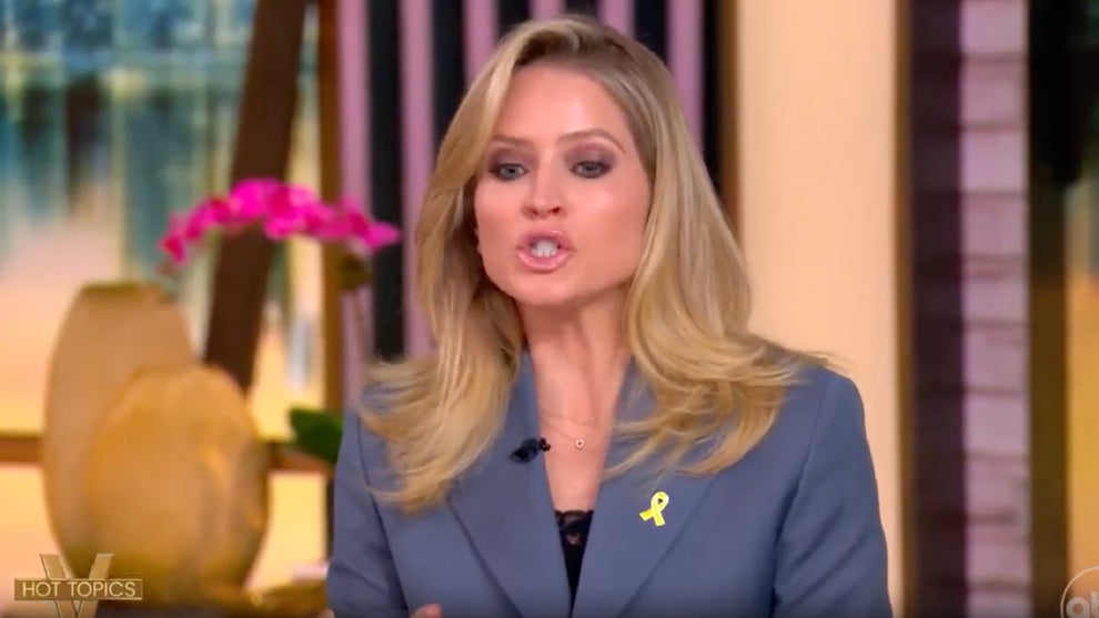 Sara Haines on "The View" (Credit: ABC)