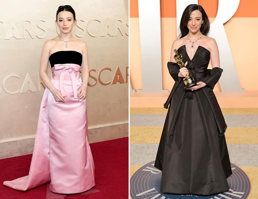 Mikey Madison won the red carpet in archival Tiffany& Co. jewelry and custom Dior couture