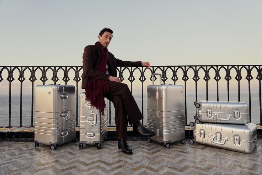 Monos launches its new Aluminum Travel Collection with Adrien Brody