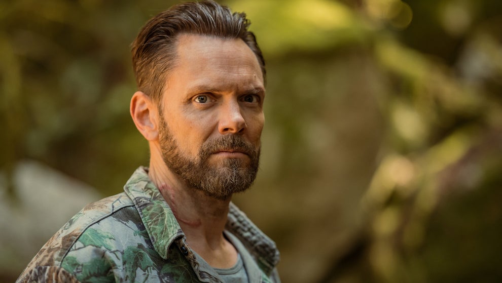 Joel McHale as Kodiak in "Yellowjackets"