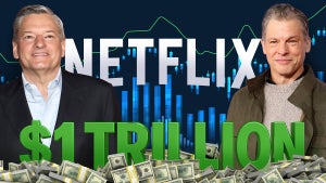 Netflix co-CEOs Ted Sarandos and Greg Peters (Christopher Smith for TheWrap/Getty Images)