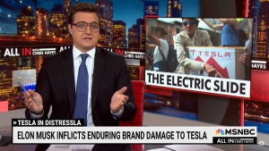 Chris Hayes Dunks on Elon Musk after Tesla stock slide