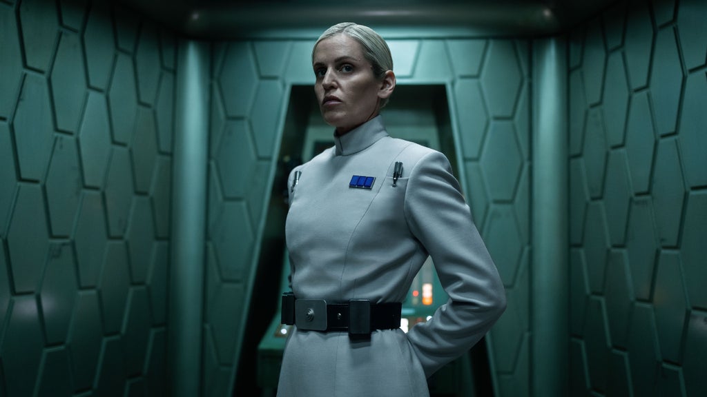Denise Gough in "Andor" Season 2 (Des Willie/Lucasfilm)