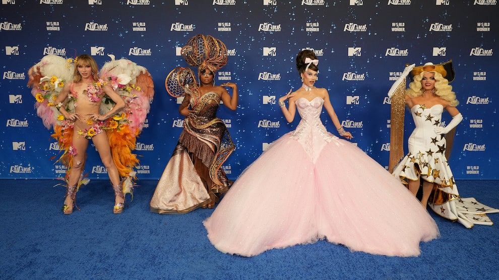 Lexi Love, Onya Nurve, Jewels Sparkles and Sam Star at "RuPaul's Drag Race" Season 17 Finale (Credit: Gonzalo Marroquin/Getty Images for MTV)