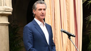 Governor Gavin Newsom attends Vogue World Hollywood Announcement at Chateau Marmont on March 26, 2025 in Los Angeles, California. (Credit: Jon Kopaloff/Getty Images)