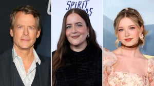 "Holes" cast Greg Kinnear, Aidy Bryant, Shay Rudolph (Credit: Getty Images)