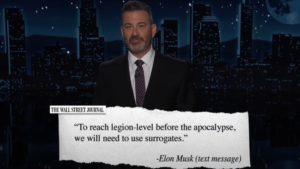 Jimmy Kimmel Elon Musk Babies Joke ABC