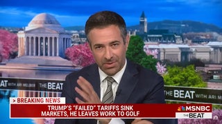 Ari Melber Says Trump’s Report Card From Wall Street ‘Is Whatever Comes Below an F’ | Video