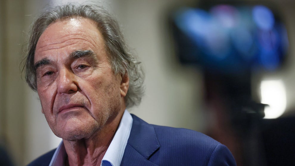 Oliver Stone attends the House Oversight Committee hearing on the JFK files. (Credit: J. Countess/Getty Images)