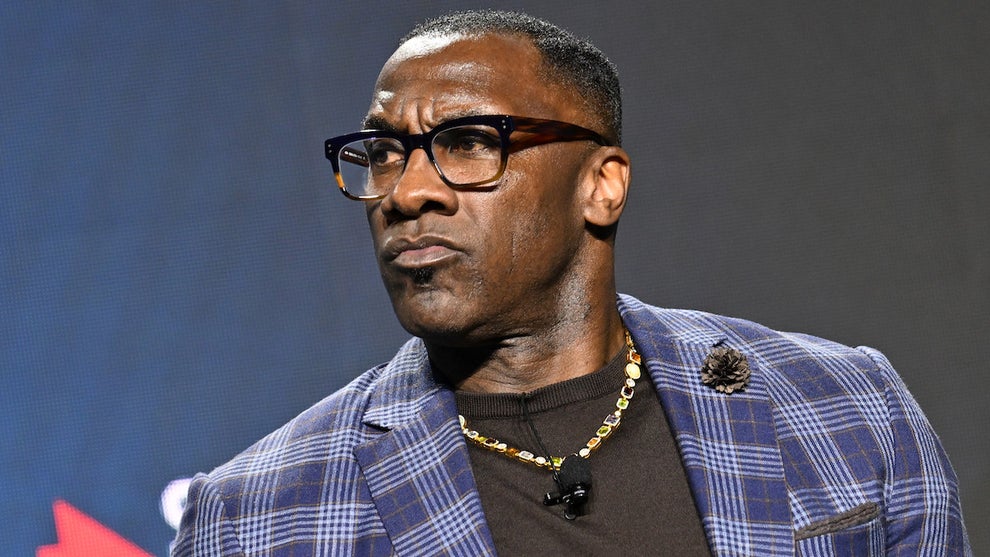 Shannon Sharpe speaks during 2024 HOPE Global Forum in Atlanta, Georgia. (Credit: Paras Griffin/Getty Images)