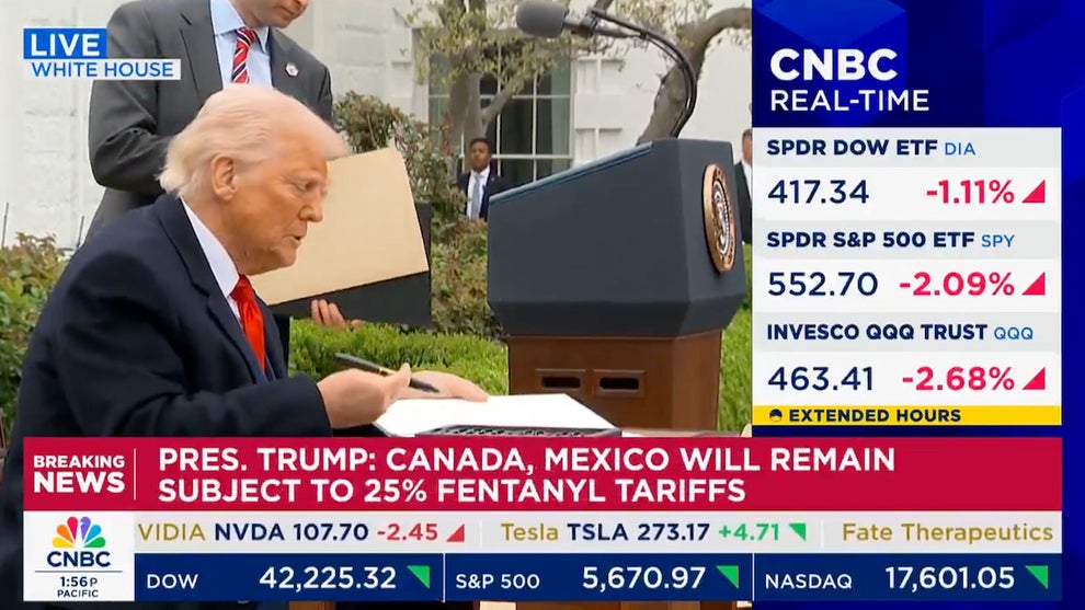 Trump tarriffs CNBC