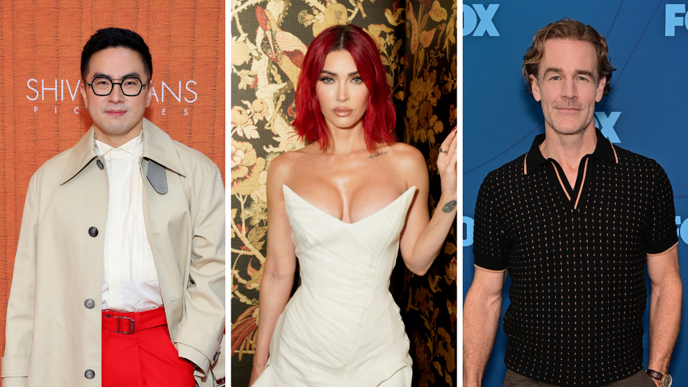 Bowen Yang, Megan Fox and James Van Der Beek are set to guest star in "Overcompensating" (Credit: Getty Images)