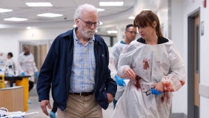 Brad Dourif and Fiona Dourif on "The Pitt"(Credit: Max)