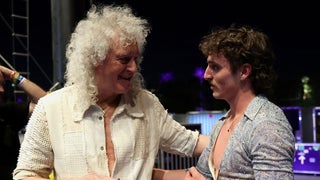 Queen Guitarist Brian May Surprises Coachella Months After Suffering Stroke | Video