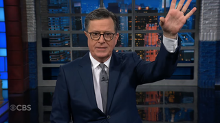 Stephen Colbert Cackles at JD Vance Fumble of Ohio State Football Trophy: ‘That Was Wonderful’ | Video