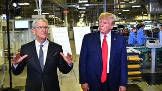 Trump Says He Has a ‘Little Problem’ With Apple Boss Tim Cook