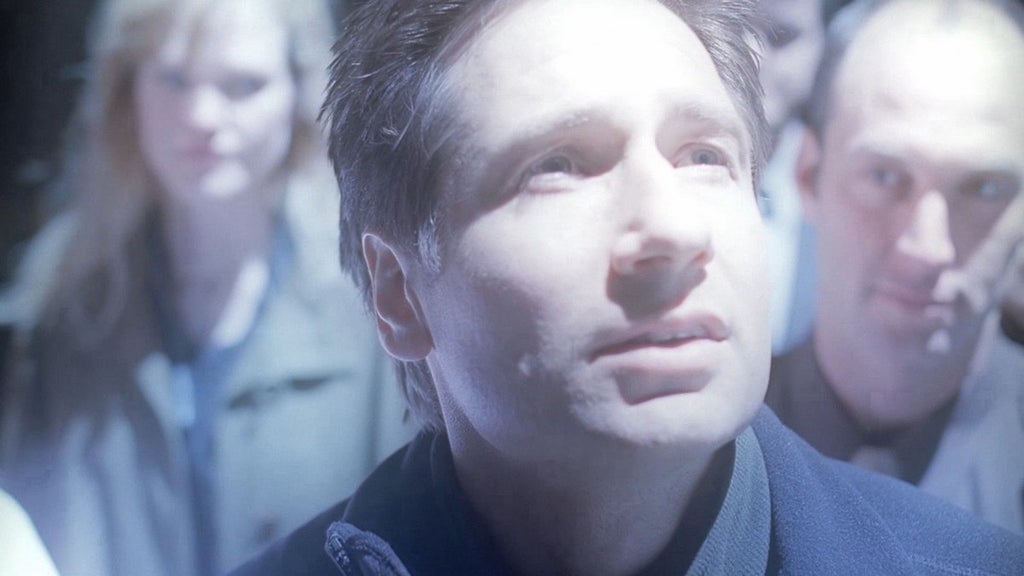 David Duchovny as Fox Mulder on "The X-Files"