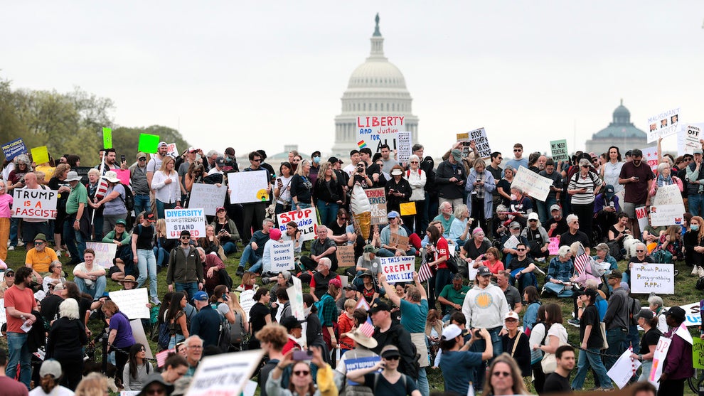 Hands Off protest