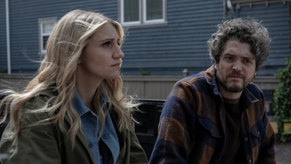 Annaleigh Ashford and Philip Ettinger in Happy Face