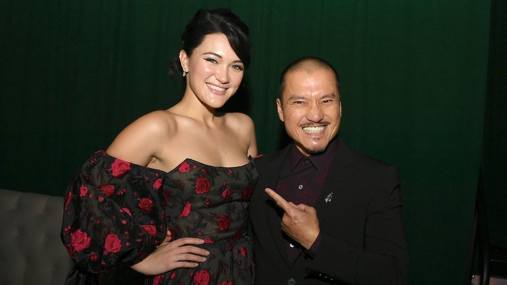 Isa Briones and her father Jon Jon Briones in 2020