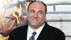 Actor James Gandolfini attends the premiere of 'Cinema Verite' at Paramount Theater on the Paramount Studios lot on April 11, 2011 in Hollywood, California