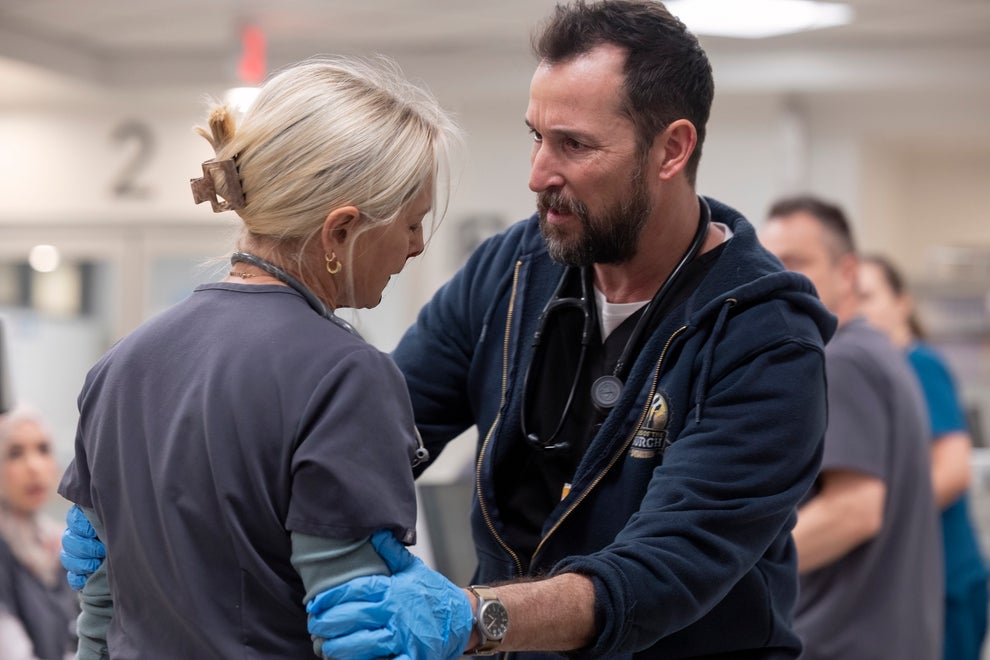 Katherine LaNasa, Noah Wyle, The Pitt