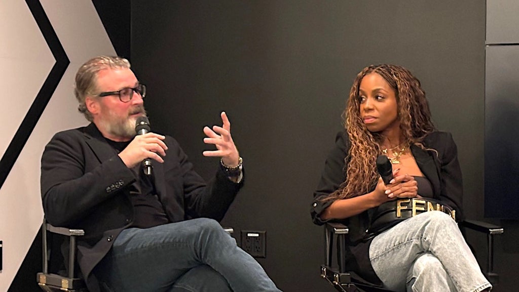 "Group Therapy" director Neil Berkeley and comedian London Hughes