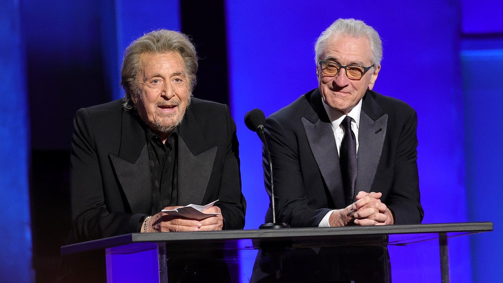Al Pacino and Robert De Niro at the 50th Annual AFI Life Achievement Award Honoring Francis Ford Coppola