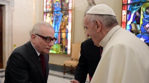 Martin Scorsese and Pope Francis
