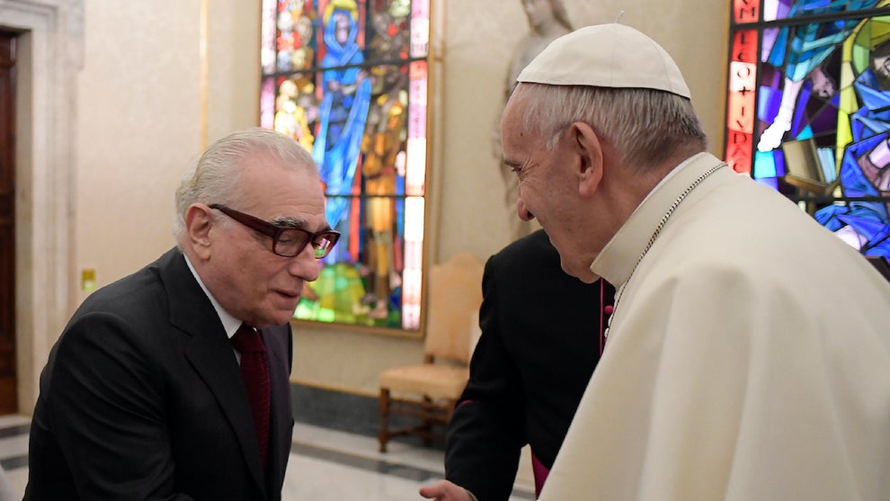 Martin Scorsese and Pope Francis