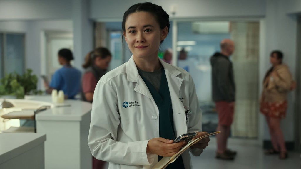 Chelsea Muirhead as Dr. Sophie Chan in "Pulse" (Netflix)