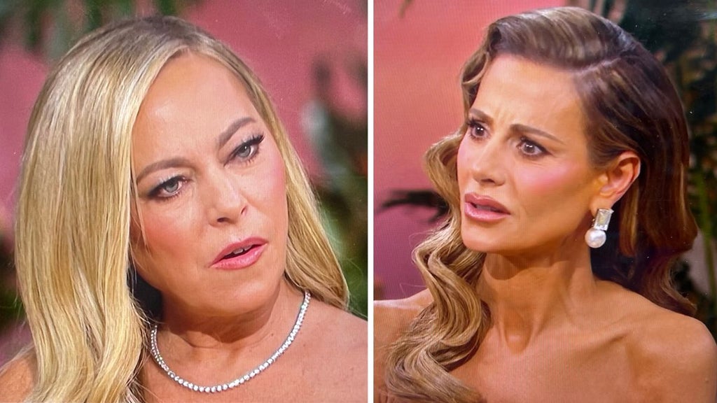 Sutton Stracke and Dorit Kemsley on "The Real Housewives of Beverly Hills"