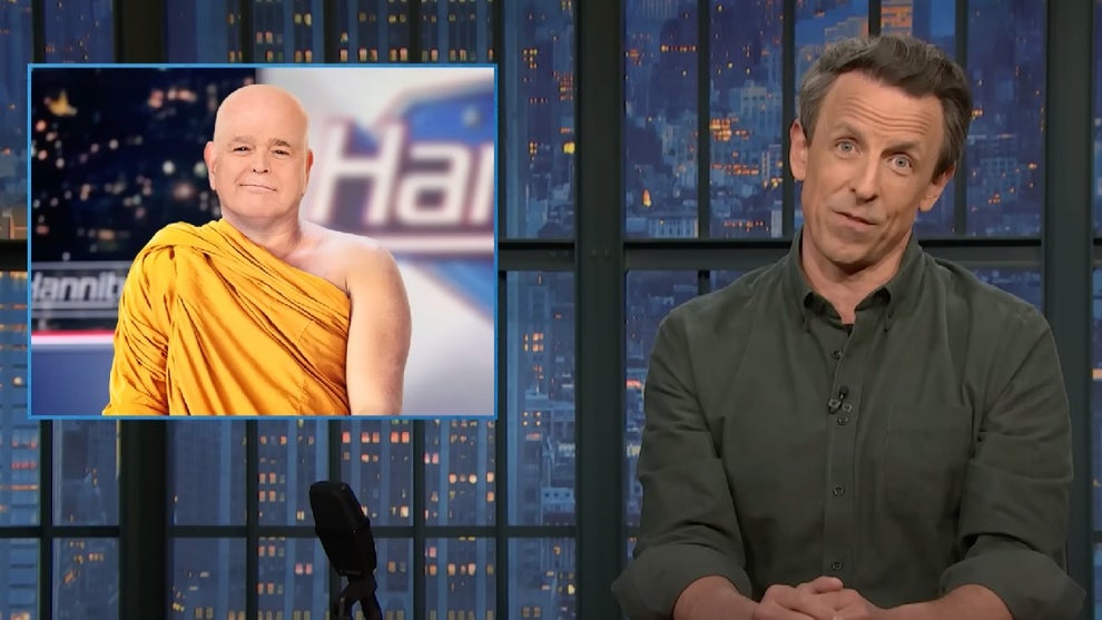 Seth Meyers during "A Closer Look" (NBC)