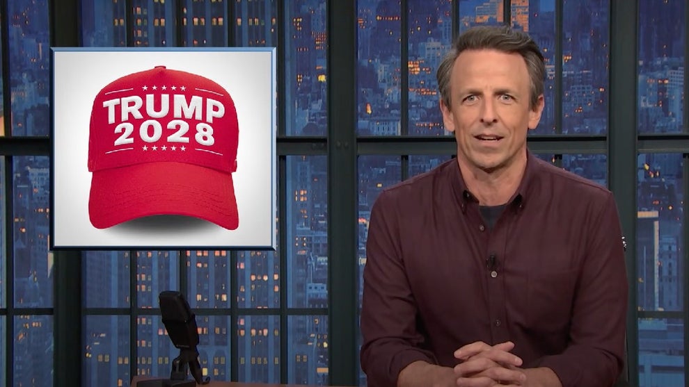 Seth Meyers during "A Closer Look" (Credit: NBC)