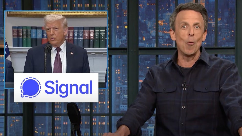 Seth Meyers during "A Closer Look" (NBC)