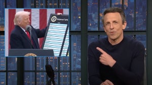 Seth Meyers during "A Closer Look" (NBC)