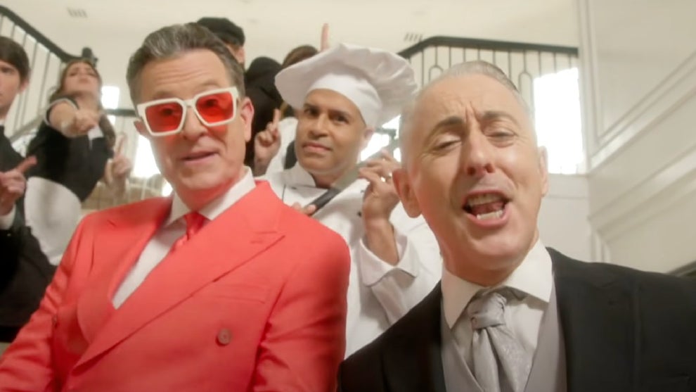 Stephen Colbert and Alan Cumming (CBS)