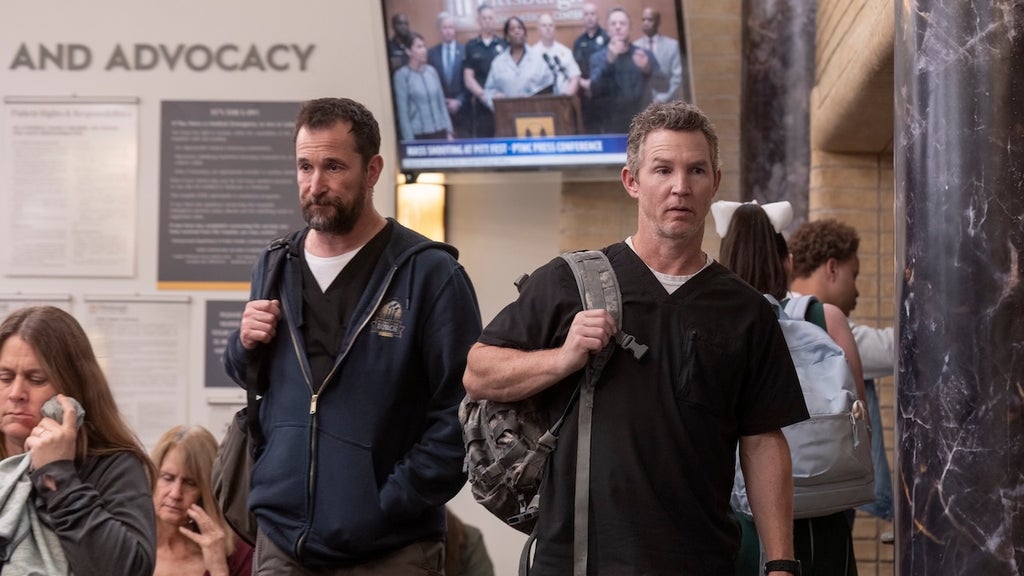 the-pitt-noah-wyle-shawn-hatosy-max