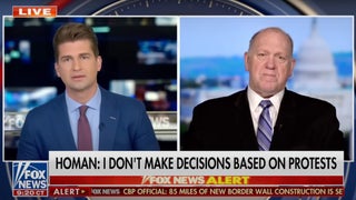 Trump Border Czar Says Protests and Rallies – Even Outside His Home – ‘Don’t Mean Anything’ for Administration’s Policies | Video