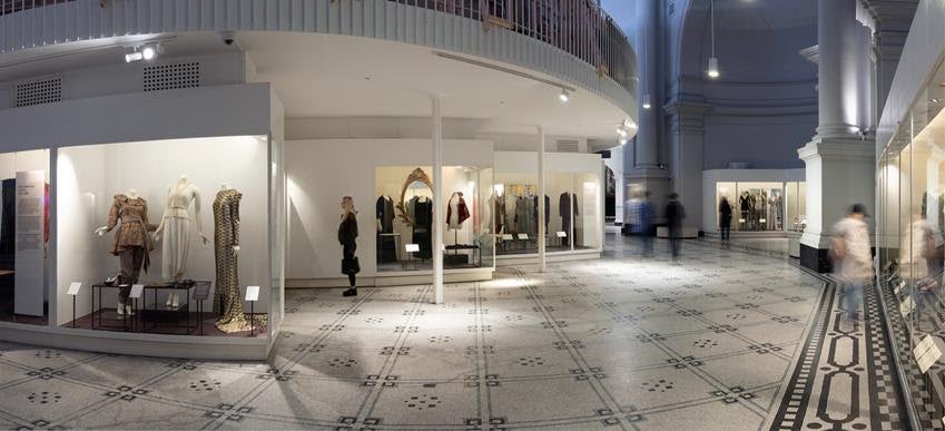 Burberry partners with the Victoria and Albert Museum in London to redevelop its iconic Fashion Gallery
