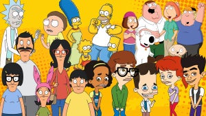 Rick and Morty, Bob's Burgers, The Simpsons, Big Mouth and Family Guy