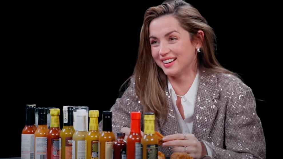 Ana de Armas on "Hot Ones (Credit: First We Feast)
