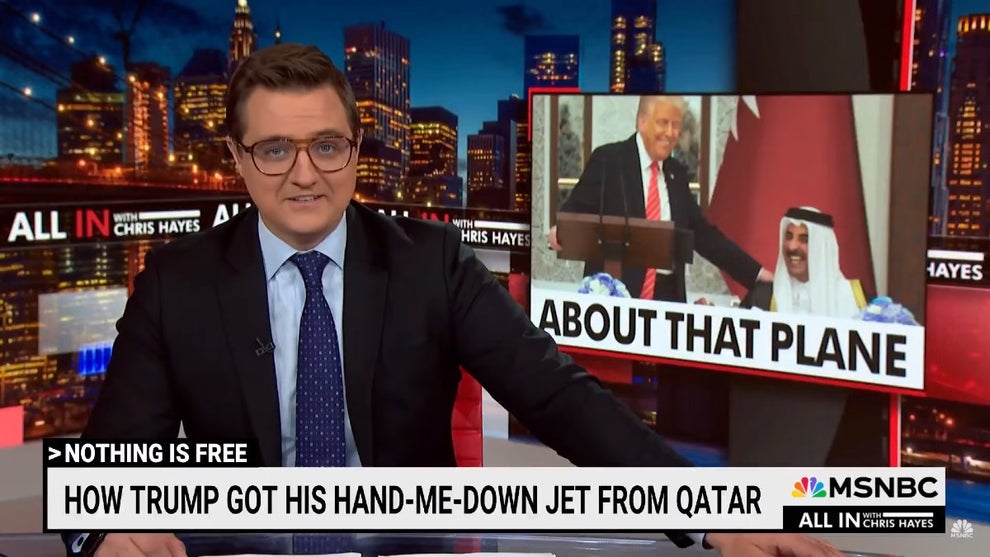 Chris Hayes calls Trump a sucker for taking Qatar jet