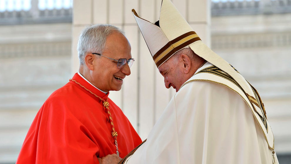 Pope Francis appoints as cardinal, Robert Francis Prevost, in September 2023 (Credit: Vatican Media via Vatican Pool/Getty Images)